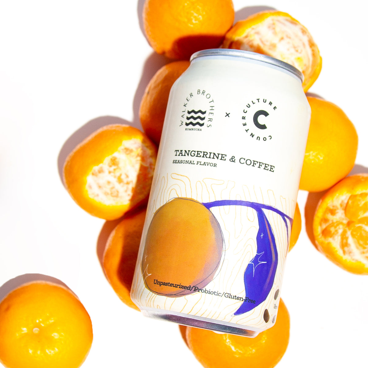 Tangerine & Coffee Kombucha Counter Culture Collaboration Walker