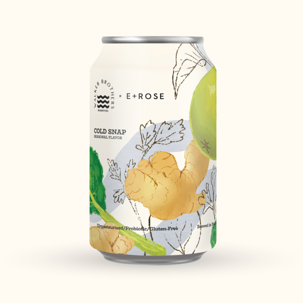 Cold Snap Non-Alc Kombucha | E+Rose Collab