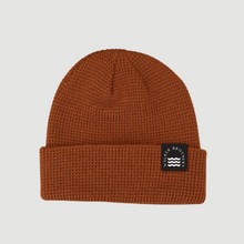 Load image into Gallery viewer, Rust colored beanie with walker brothers logo
