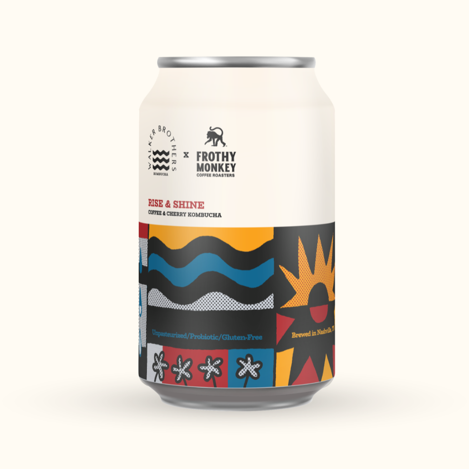 Cherry + Coffee Non-Alc Kombucha | Frothy Monkey Collab